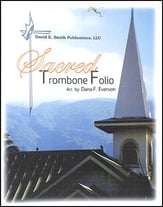 Sacred Trombone Folio Trombone and Piano cover